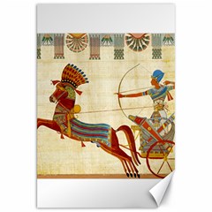 Egyptian Tutunkhamun Pharaoh Design Canvas 20  X 30  by Sapixe