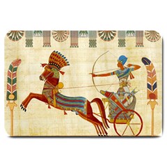 Egyptian Tutunkhamun Pharaoh Design Large Doormat  by Sapixe