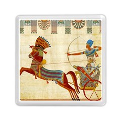 Egyptian Tutunkhamun Pharaoh Design Memory Card Reader (square) by Sapixe