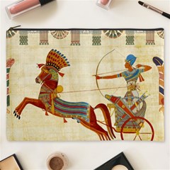 Egyptian Tutunkhamun Pharaoh Design Cosmetic Bag (xxxl) by Sapixe