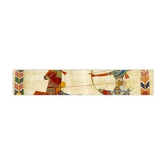 Egyptian Tutunkhamun Pharaoh Design Flano Scarf (mini) by Sapixe