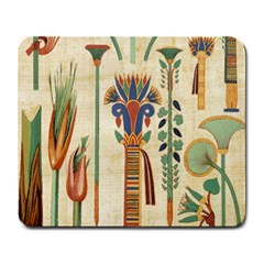 Egyptian Paper Papyrus Hieroglyphs Large Mousepads by Sapixe