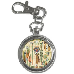 Egyptian Paper Papyrus Hieroglyphs Key Chain Watches by Sapixe