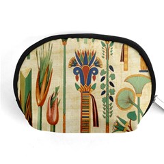 Egyptian Paper Papyrus Hieroglyphs Accessory Pouch (medium) by Sapixe