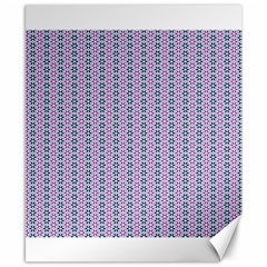 Pattern Star Flower Backround Canvas 8  X 10  by HermanTelo