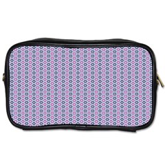 Pattern Star Flower Backround Toiletries Bag (two Sides)