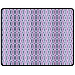 Pattern Star Flower Backround Fleece Blanket (medium) 