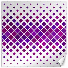 Pattern Square Purple Horizontal Canvas 16  X 16 