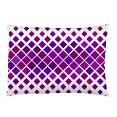 Pattern Square Purple Horizontal Pillow Case