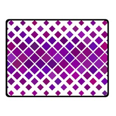 Pattern Square Purple Horizontal Fleece Blanket (small)