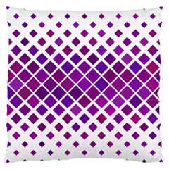 Pattern Square Purple Horizontal Large Cushion Case (one Side)