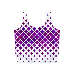 Pattern Square Purple Horizontal Full Print Recycle Bag (s)