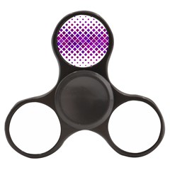 Pattern Square Purple Horizontal Finger Spinner by HermanTelo