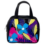 Pattern Leaf Polka Leaves Classic Handbag (One Side) Front