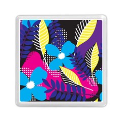 Pattern Leaf Polka Leaves Memory Card Reader (square)