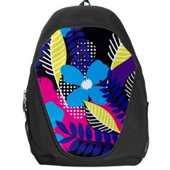 Pattern Leaf Polka Leaves Backpack Bag