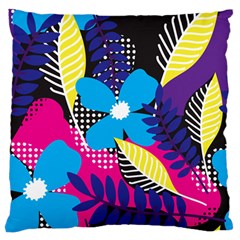 Pattern Leaf Polka Leaves Standard Flano Cushion Case (one Side) by HermanTelo