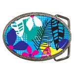 Pattern Leaf Polka Flower Belt Buckles Front