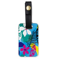 Pattern Leaf Polka Flower Luggage Tag (one Side)