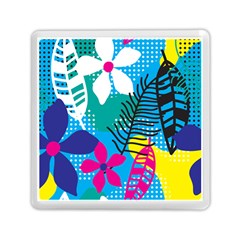 Pattern Leaf Polka Flower Memory Card Reader (square)