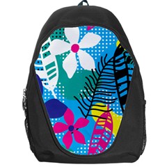 Pattern Leaf Polka Flower Backpack Bag