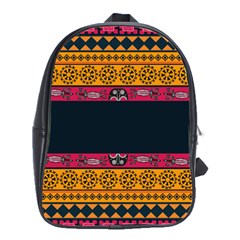 Pattern Ornaments Africa Safari School Bag (large)