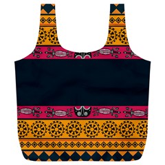 Pattern Ornaments Africa Safari Full Print Recycle Bag (xl) by HermanTelo