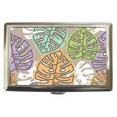 Pattern Leaves Banana Rainbow Cigarette Money Case