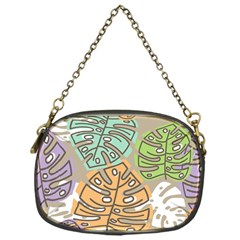 Pattern Leaves Banana Rainbow Chain Purse (one Side)