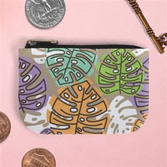 Pattern Leaves Banana Rainbow Mini Coin Purse