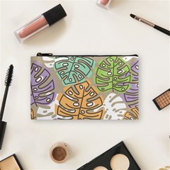 Pattern Leaves Banana Rainbow Cosmetic Bag (small)