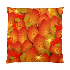 Pattern Texture Leaf Standard Cushion Case (one Side)