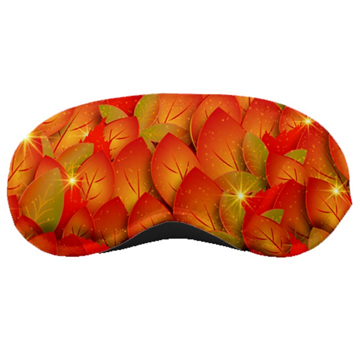 Pattern Texture Leaf Sleeping Mask