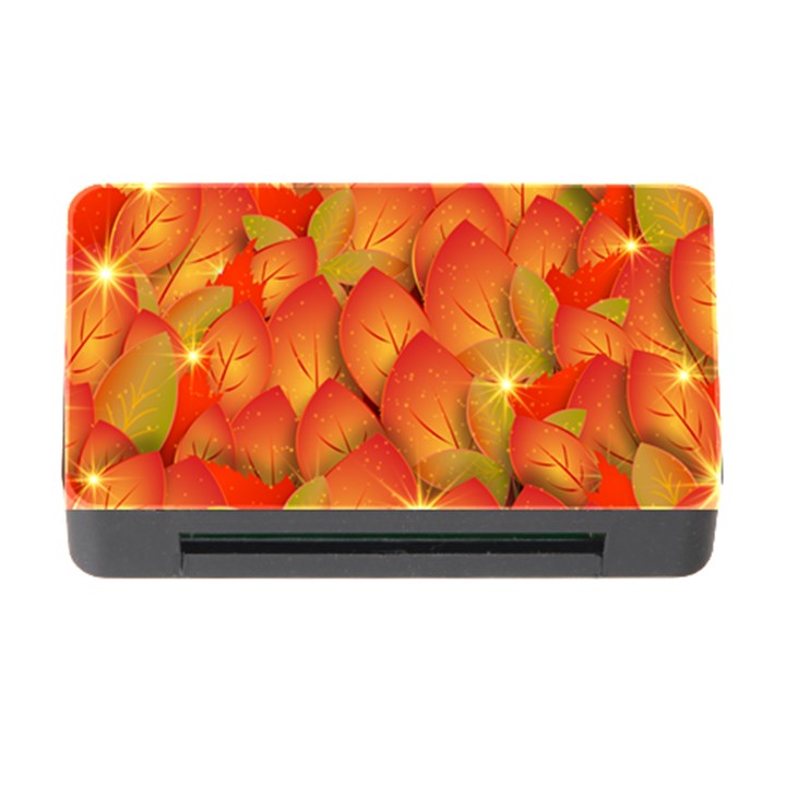 Pattern Texture Leaf Memory Card Reader with CF