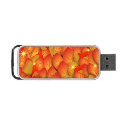 Pattern Texture Leaf Portable Usb Flash (two Sides)