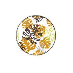 Pattern Leaves Hat Clip Ball Marker (10 Pack)