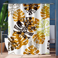 Pattern Leaves Shower Curtain 60  X 72  (medium)  by HermanTelo