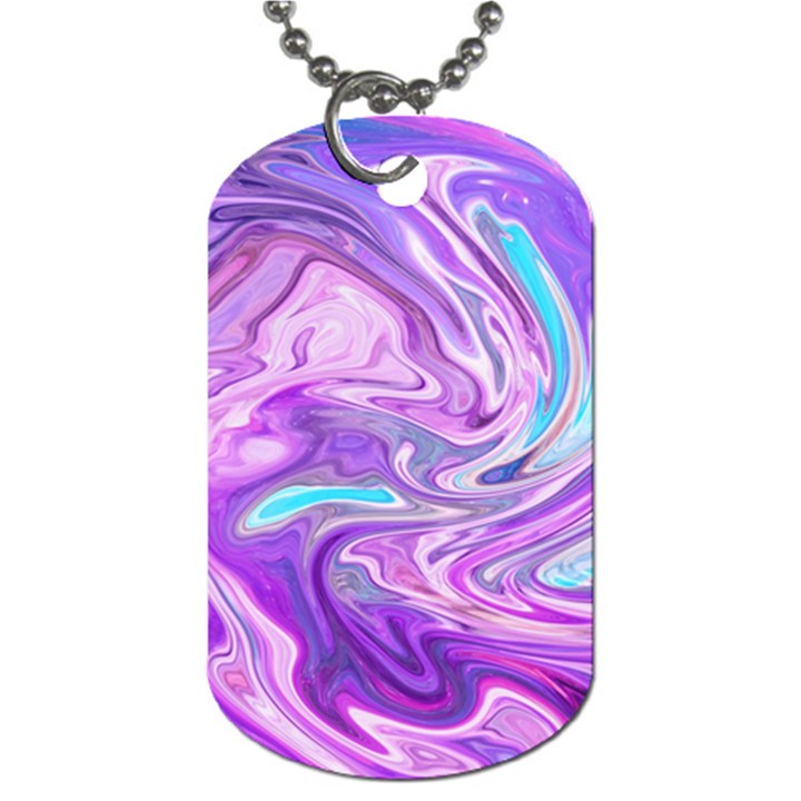 Pattern Texture Art Rainbow Dog Tag (Two Sides)