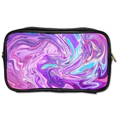 Pattern Texture Art Rainbow Toiletries Bag (two Sides)