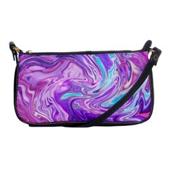 Pattern Texture Art Rainbow Shoulder Clutch Bag