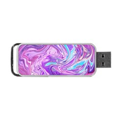 Pattern Texture Art Rainbow Portable Usb Flash (two Sides)