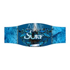 Sport, Surfboard With Water Drops Stretchable Headband by FantasyWorld7