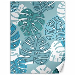 Pattern Leaves Banana Canvas 36  X 48  by HermanTelo