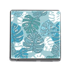 Pattern Leaves Banana Memory Card Reader (square 5 Slot)