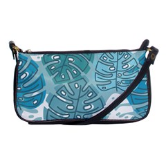 Pattern Leaves Banana Shoulder Clutch Bag