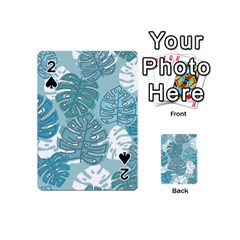 Pattern Leaves Banana Playing Cards Double Sided (mini)