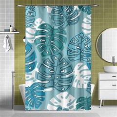 Pattern Leaves Banana Shower Curtain 48  X 72  (small) 