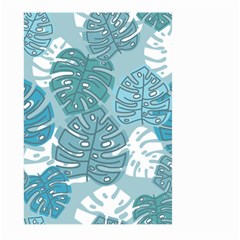 Pattern Leaves Banana Large Garden Flag (two Sides) by HermanTelo