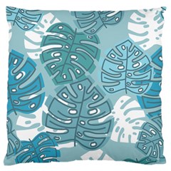 Pattern Leaves Banana Standard Flano Cushion Case (two Sides)