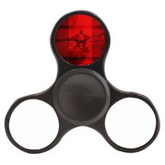 Awesome Creepy Skull With Crowm In Red Colors Finger Spinner by FantasyWorld7